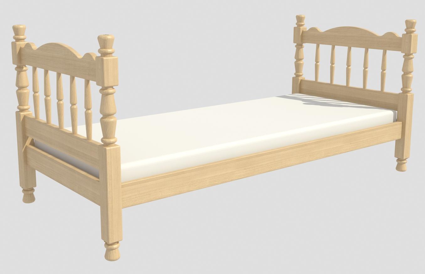 Кровать Аленка Сосна 900x2000