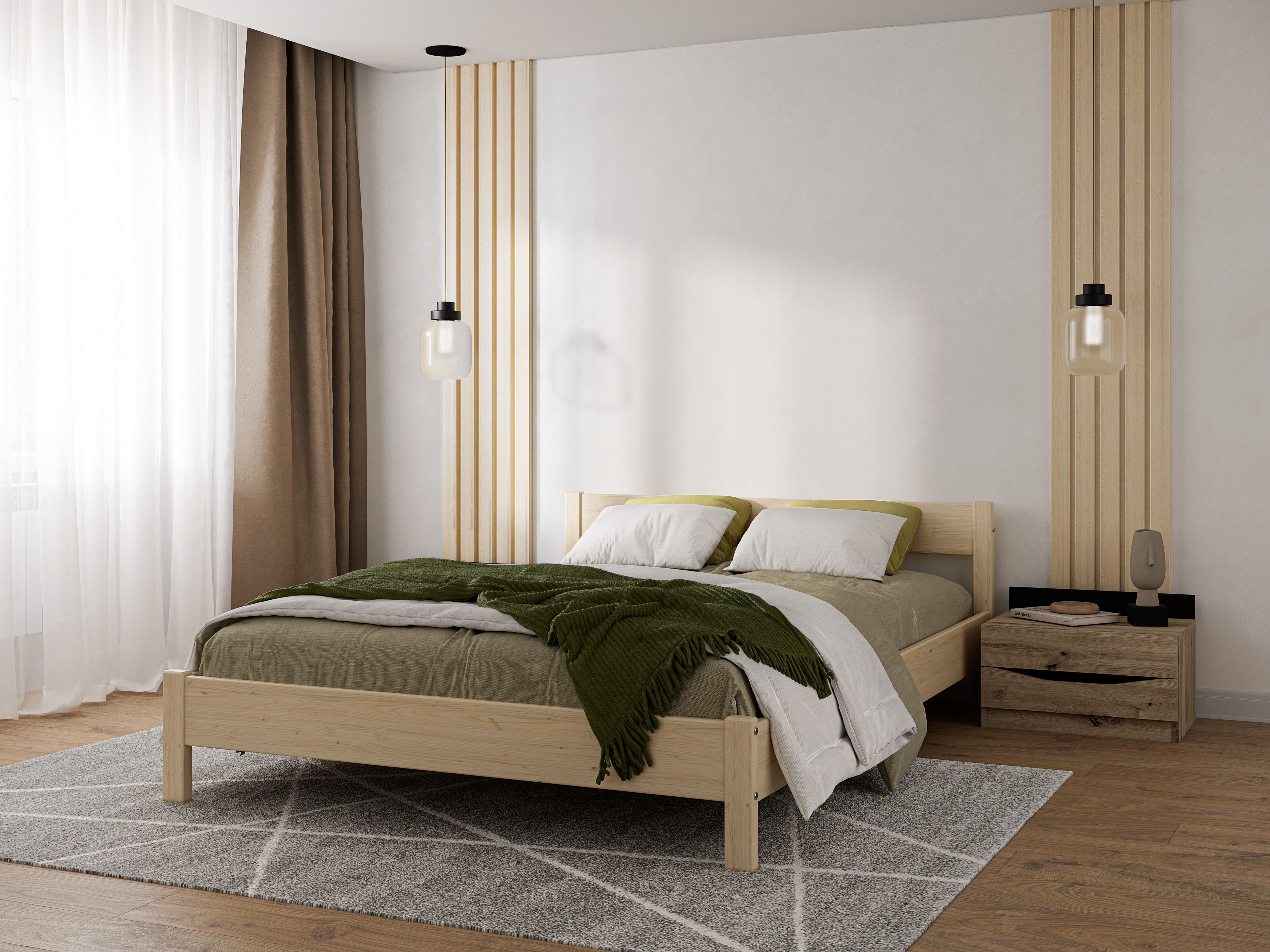 Кровать Эби Без Отделки 1200x2000