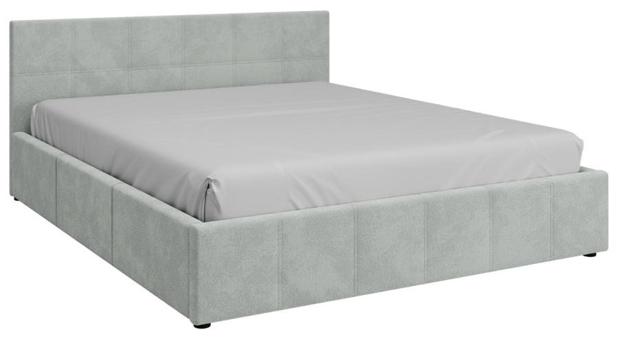 Кровать с мягким изголовьем ГРЕТА Зимняя Мята 1600x2000