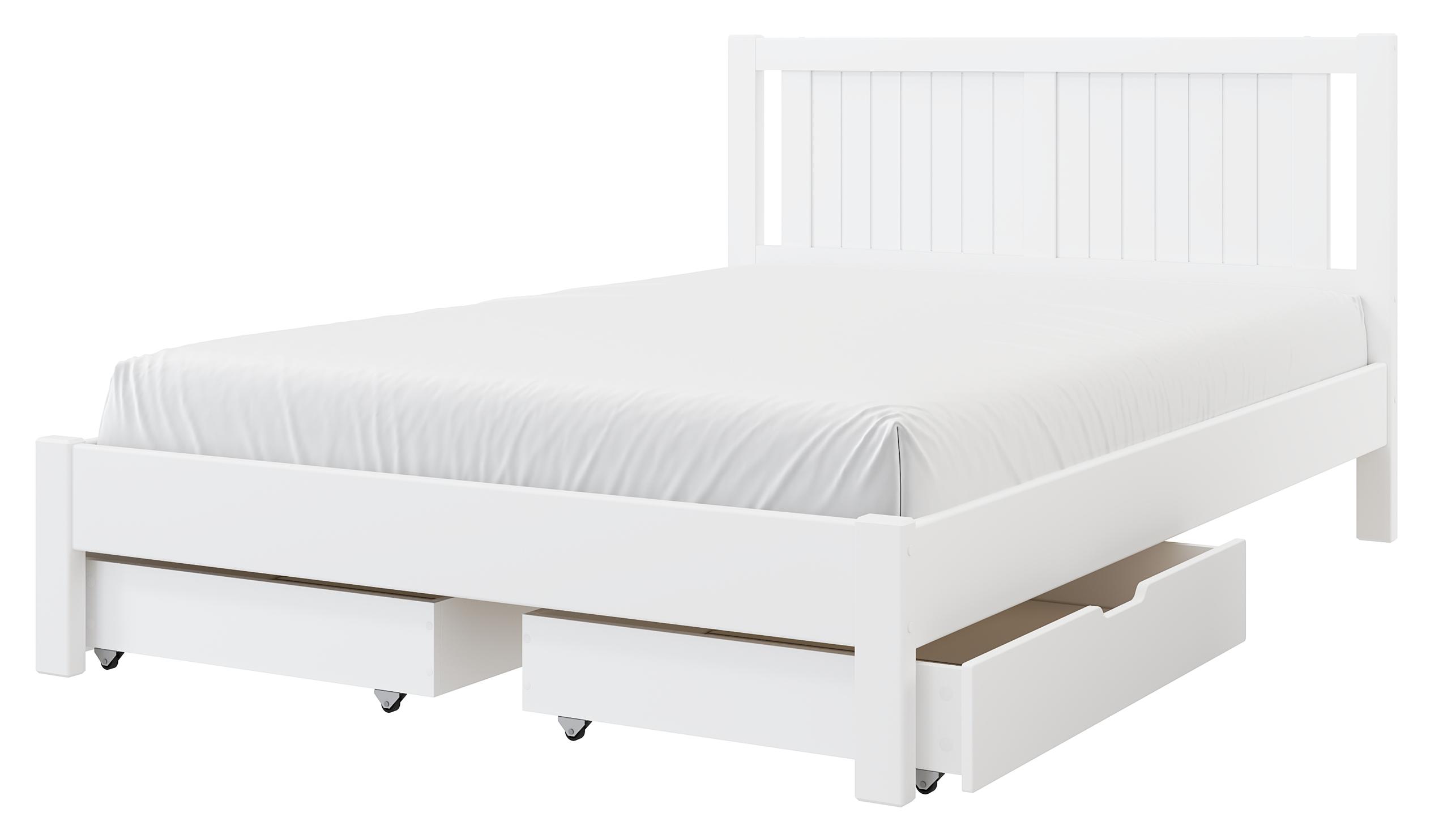 Кровать Сканди Белый Античный 1400x2000